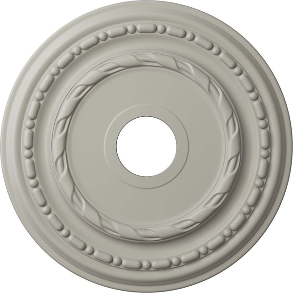 Ekena Millwork Dublin Ceiling Medallion (Fits Canopies up to 5 1/8"), 17 7/8"OD x 3 5/8"ID x 1 1/4"P, Pot of Cream CM17DUPCF - main